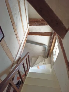 escalier en chêne