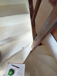escalier en chêne
