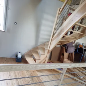architecte d'intérieur escalier sur mesure en frêne