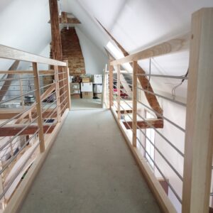 architecte d'intérieur escalier sur mesure en frêne