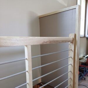 architecte d'intérieur escalier sur mesure en frêne