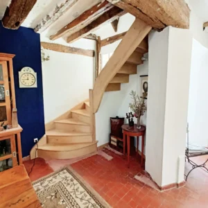 escalier en chêne